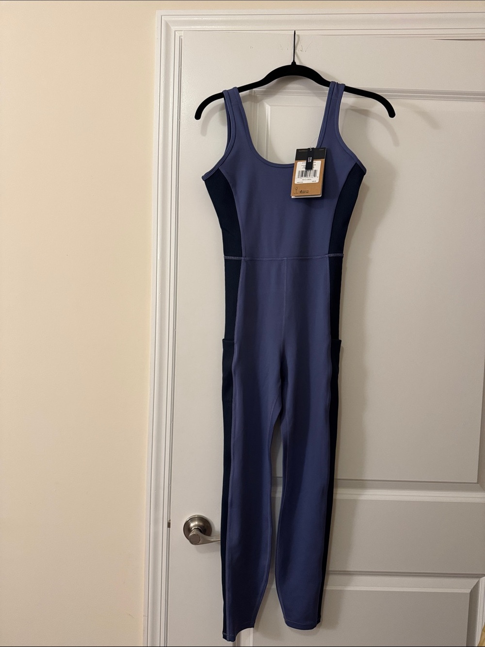 NWT The North Face Cave Blue/Summit Navy Dune Sky Onesie Long Women's Size XS - Picture 6 of 11